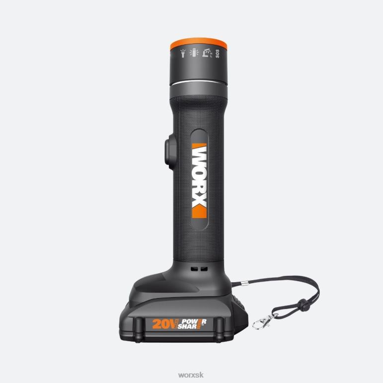 WORX 20V zdieľaná multifunkčná LED baterka elektrické náradie 84RP2160