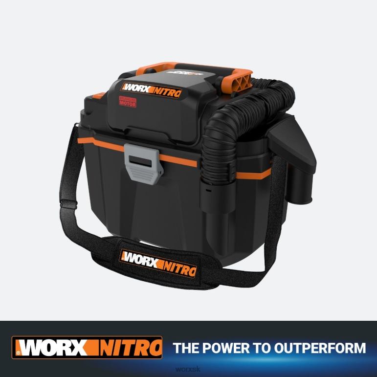 WORX nitro 20v 2,1 gal akumulátorový mokro/suchý vysávač elektrické náradie 84RP2157