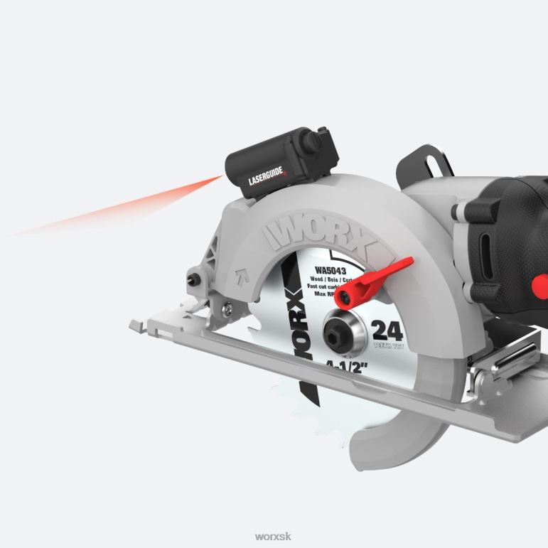 WORX 6,5 ampérová píla 4,5'' káblová kompaktná kotúčová píla elektrické náradie 84RP2130