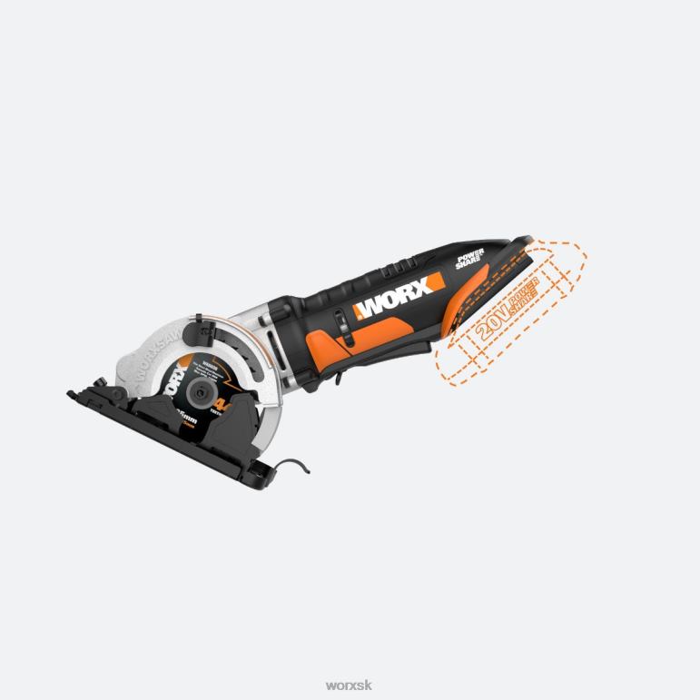 WORX Kompaktná kotúčová píla 20 V 3-3/8'' - iba nástroj elektrické náradie 84RP2140