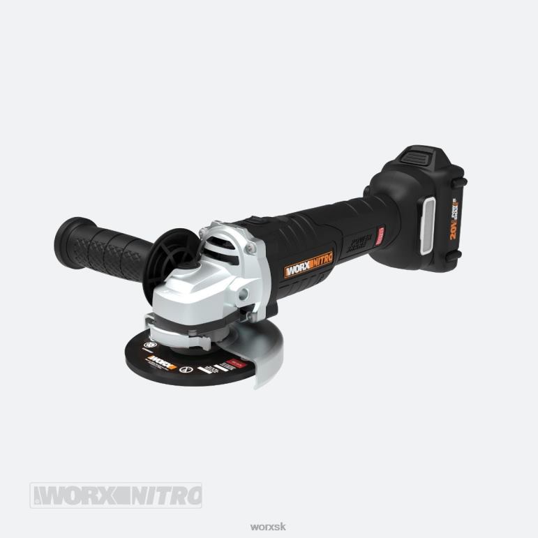 WORX nitro 20v power share 4'' akumulátorová uhlová brúska s bezuhlíkovým motorom elektrické náradie 84RP2131