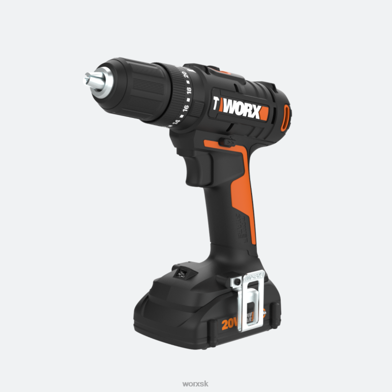 WORX 20V akumulátorová 1/2'' príklepová vŕtačka (iba náradie) elektrické náradie 84RP2120