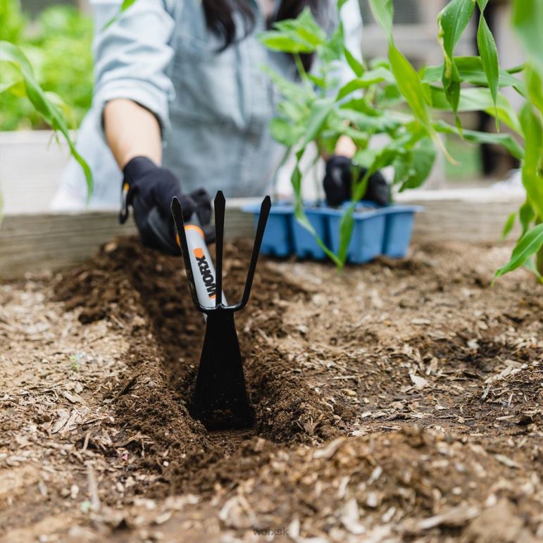 WORX Kombinovaný ručný záhradný kultivátor 2 v 1 záhradné náradie 84RP253