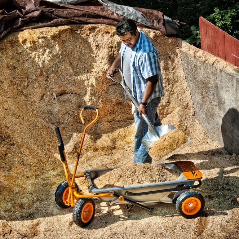 WORX aerocart 8-v-1 súprava fúrika a vagóna ca záhradné náradie 84RP240