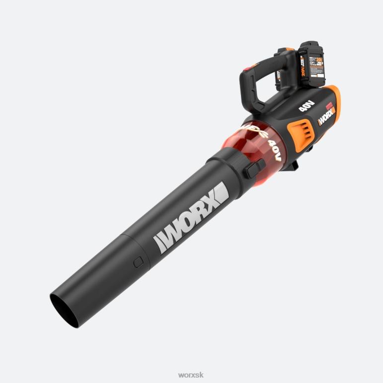 WORX 40V turbínový akumulátorový fúkač lístia s bezkomutátorovým motorom (2x20v) záhradné náradie 84RP229