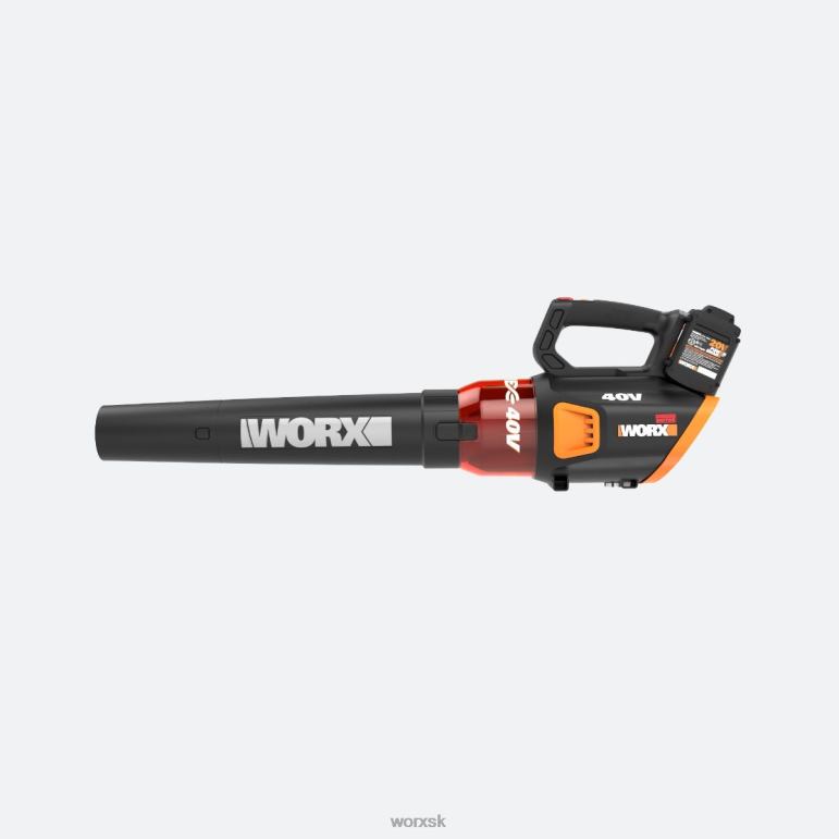WORX 40V turbínový akumulátorový fúkač lístia s bezkomutátorovým motorom (2x20v) záhradné náradie 84RP229