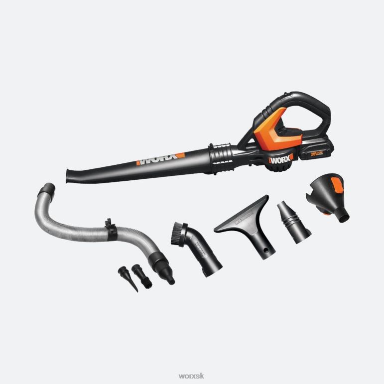 WORX Bezdrôtový fúkač / zametač lístia s 20V napájaním záhradné náradie 84RP230