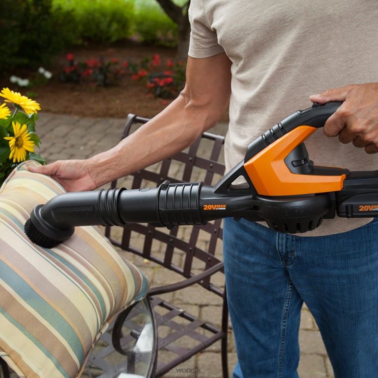 WORX Bezdrôtový fúkač / zametač lístia s 20V napájaním záhradné náradie 84RP230