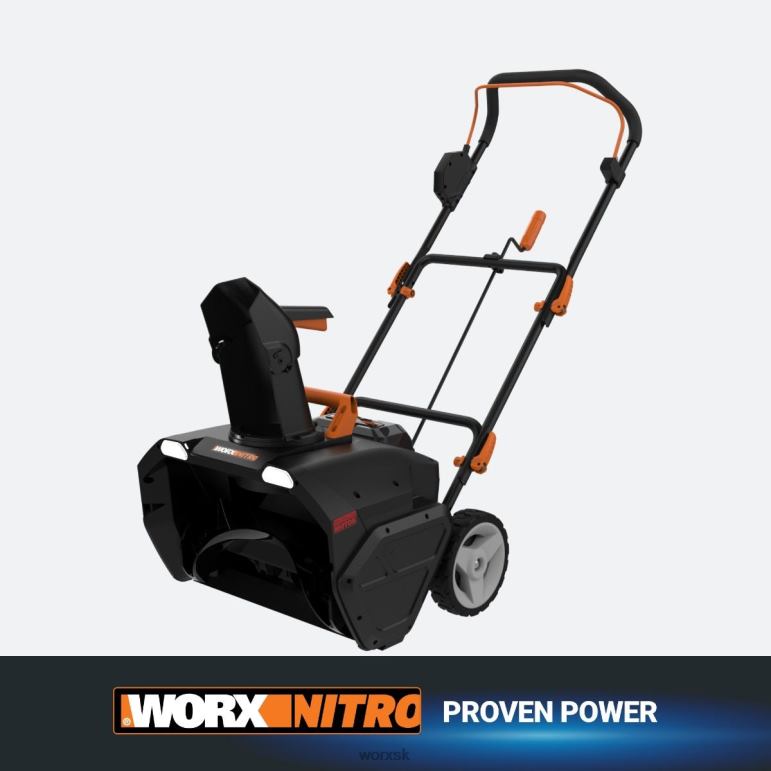 WORX nitro 40v power share 20'' akumulátorová snehová fréza s bezkomutátorovým motorom záhradné náradie 84RP227