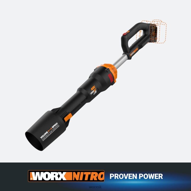 WORX nitro 40v power share pro leafjet akumulátorový fúkač lístia s bezkomutátorovým motorom záhradné náradie 84RP225