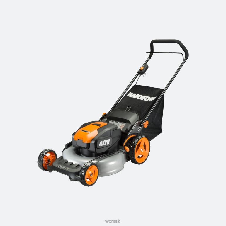 WORX 40V zdieľaná elektrická kosačka 5,0ah 20'' akumulátorová kosačka na trávu záhradné náradie 84RP261