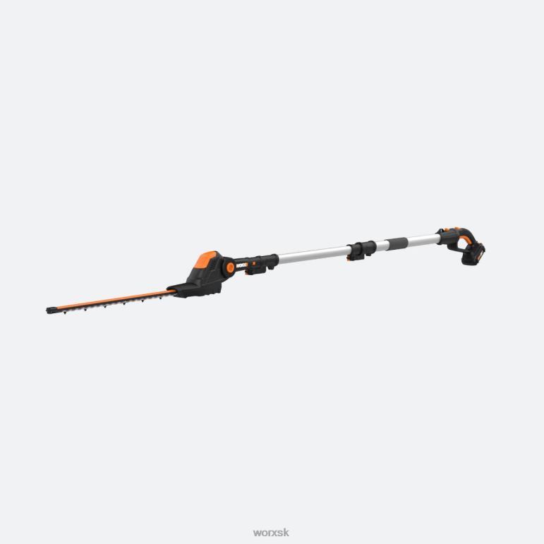 WORX Bezdrôtové 20-palcové nožnice na živý plot 2 v 1 so zdieľaným napájaním 20 V s možnosťou pripojenia záhradné náradie 84RP296