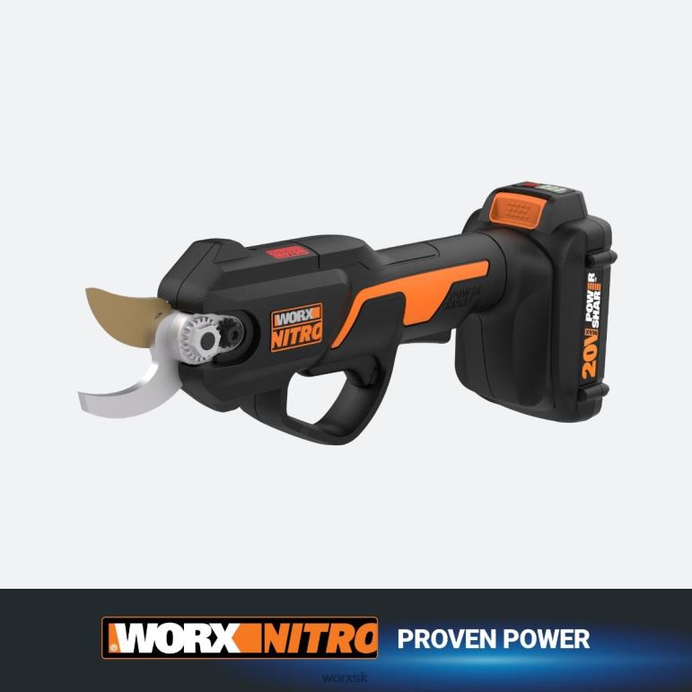 WORX nitro 20v akumulátorové nožnice na konáre záhradné náradie 84RP295