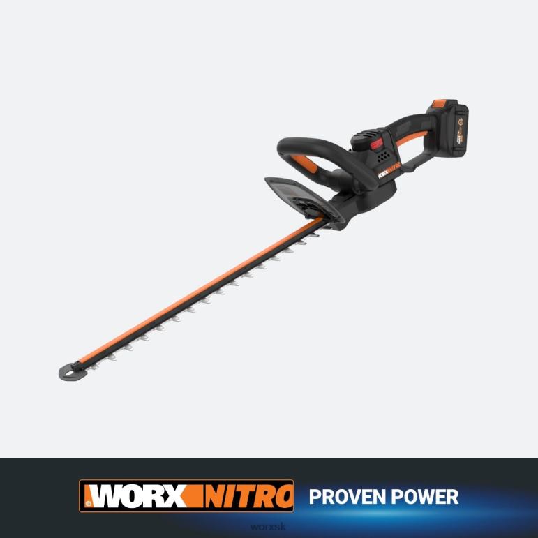 WORX nitro 20v bezkomutátorové 22'' akumulátorové nožnice na živý plot záhradné náradie 84RP2100