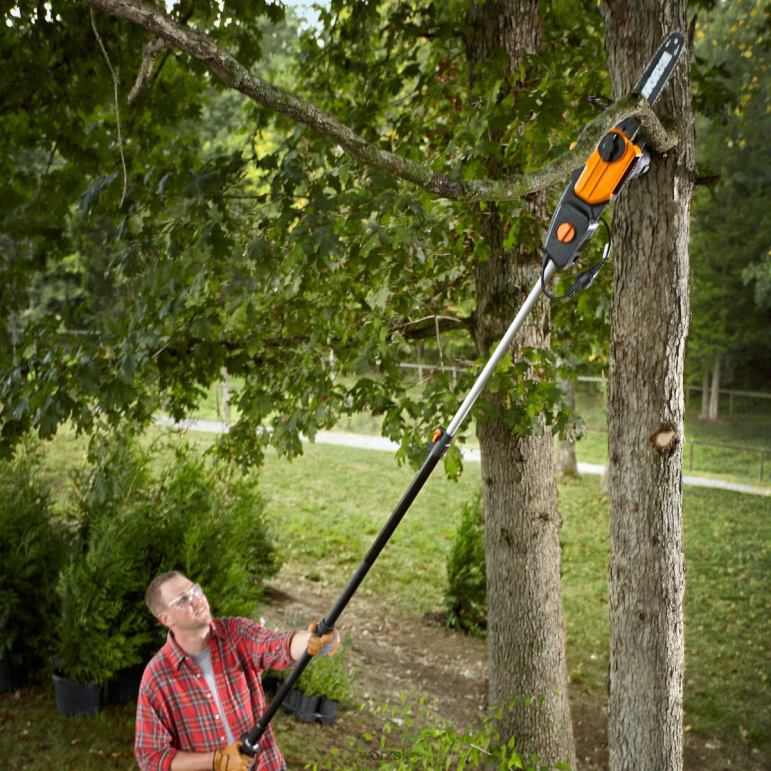 WORX 8 ampérová elektrická 10'' tyčová píla záhradné náradie 84RP285