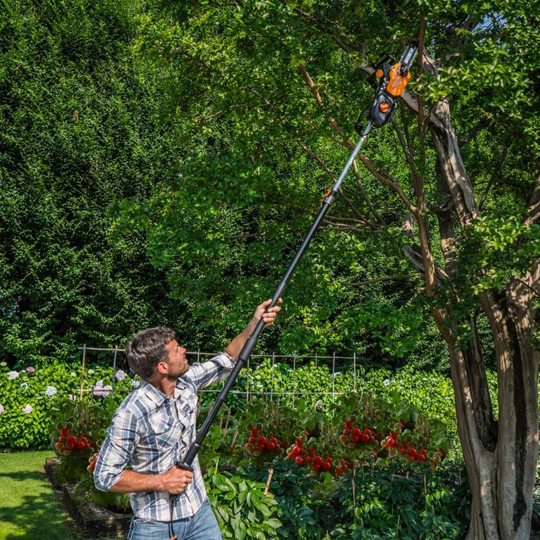 WORX 8 ampérová elektrická 10'' tyčová píla záhradné náradie 84RP285