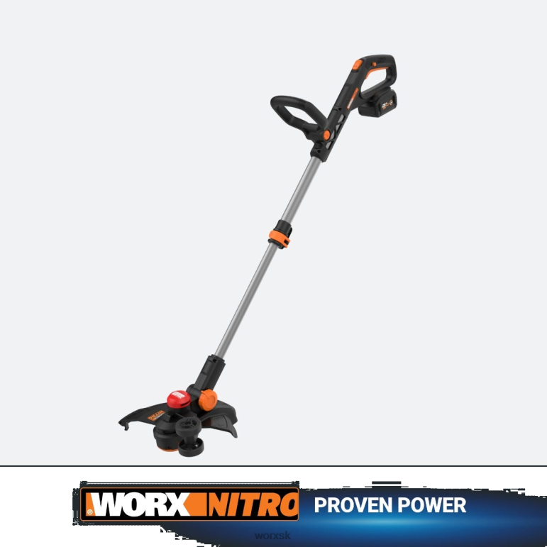 WORX nitro 20v bezkomutátorový 13'' akumulátorový strunový zastrihávač záhradné náradie 84RP29