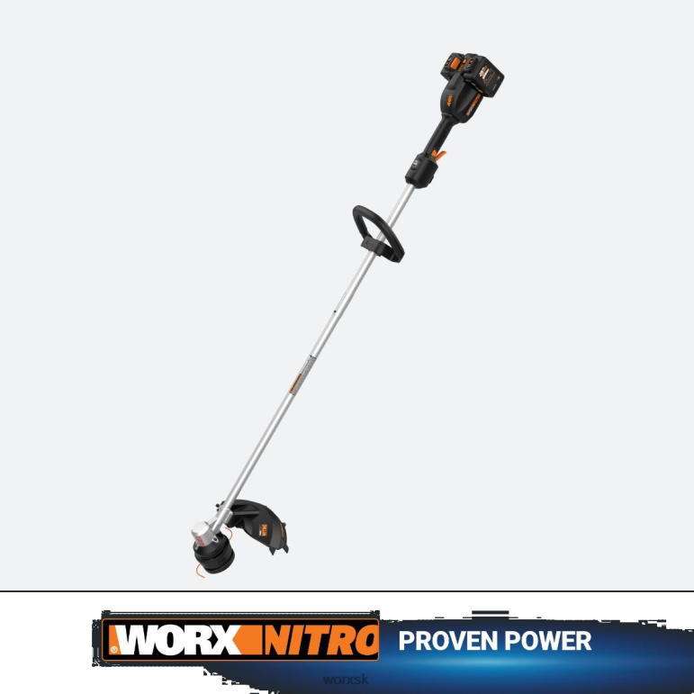 WORX nitro 40v bezkomutátorový 15'' akumulátorový strunový zastrihávač záhradné náradie 84RP210