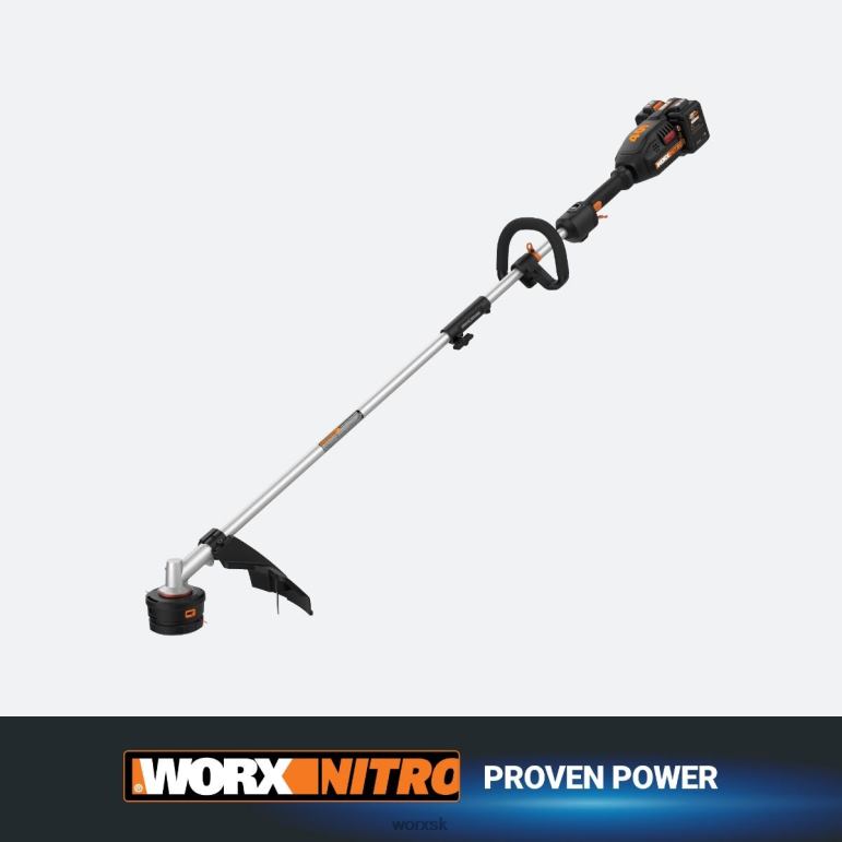 WORX nitro 40v power share bezdrôtový 15'' strunový zastrihávač s možnosťou upevnenia záhradné náradie 84RP27